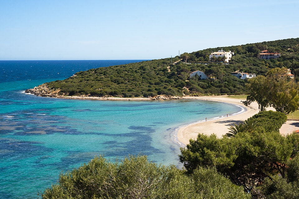 L'incontaminata e deserta spiaggia di Maldroxia, perla dell'isola di Sant'Antioco