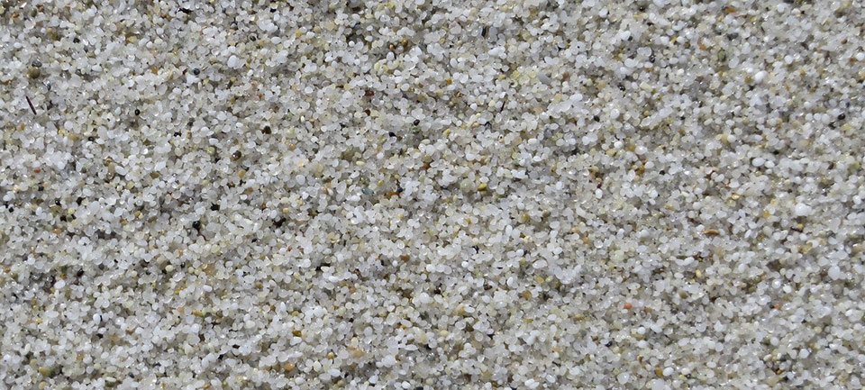 Der typische Sand von Is Arutas und Mari Ermi