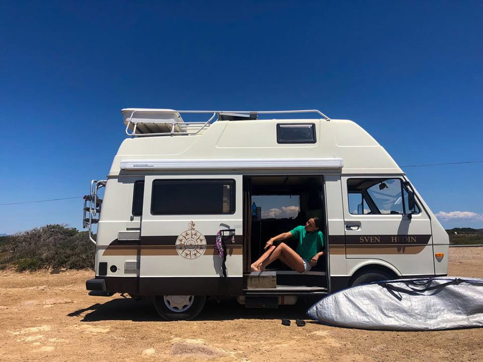 Viaggiare in camper con l'attrezzatura sportiva